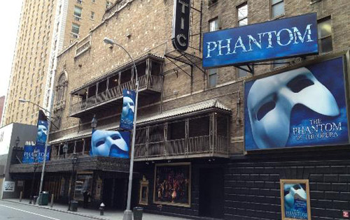 百老汇The Phantom of the Opera秀