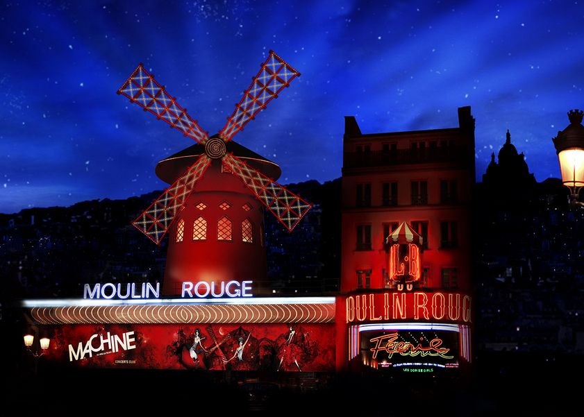 巴黎红磨坊演出+法式晚餐（多种套餐可选）