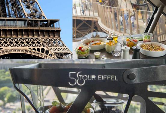 埃菲尔铁塔浪漫法式午餐