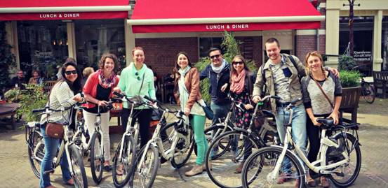 阿姆斯特丹自行车之旅 (含导游)