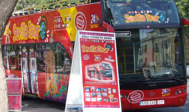 塞维利亚观光巴士24小时/48小时车票