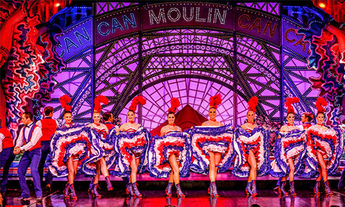 巴黎红磨坊演出+香槟