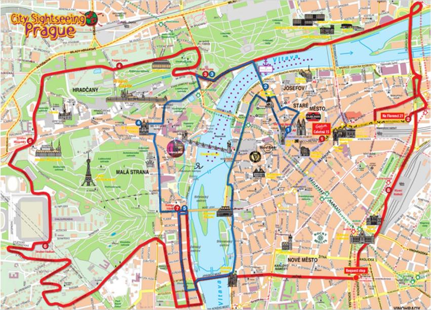 布拉格观光巴士