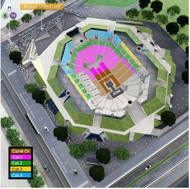 巴黎站12/07「好好好想见到你」五月天欧洲巡回演唱会门票旅游套票